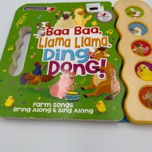 Baa Baa Llama Llama Ding Dong 5-Button Children's Sound Book 5 Button Sound Book